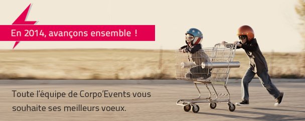 Meilleurs voeux de l'agence événementielle Corpo'Events