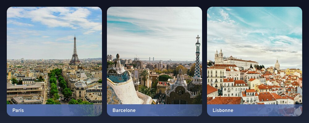 Destination MICE Paris Barcelone Lisbonne